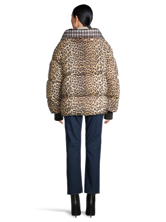 Ganni - Future Nylon Printed Quilt -toppatakki - NULL ALMOND MILK | Stockmann - photo 4