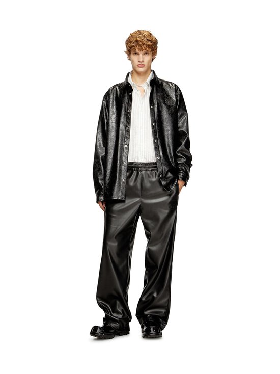 Diesel - S-Simply Classic - tekonahkainen kauluspaita - 9XX BLACK BLACK BLACK | Stockmann - photo 4