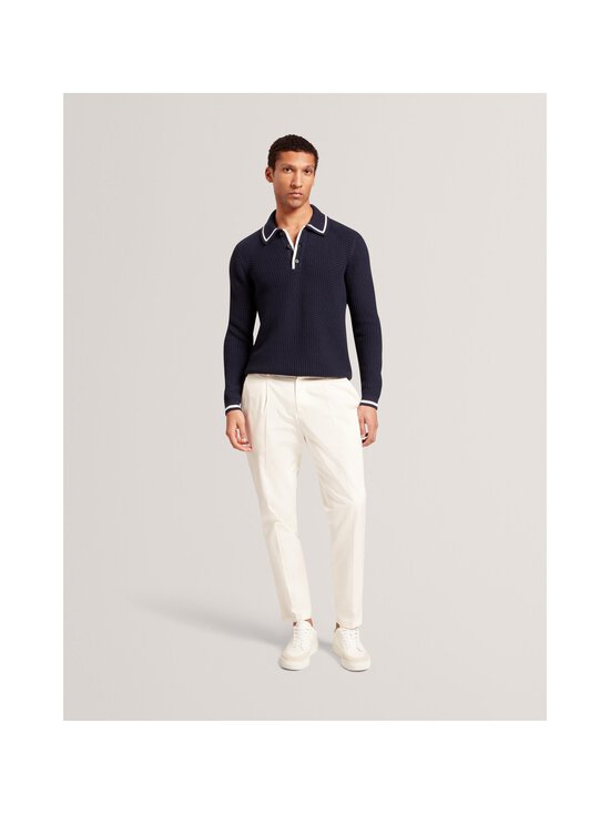 Ted Baker London - Brucei Waffle Stitch -pitkähihainen pikeeneule - NAVY - photo 2 Ted Baker London - Brucei Waffle Stitch -pitkähihainen pikeeneule - NAVY | Stockmann - photo 2