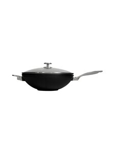 Swiss Diamond - CXD- kannellinen wokkipannu + ritilä 32 cm - BLACK | Stockmann