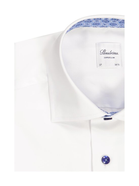 Stenströms - Superslim Contrast krekls ar apkakli - 000 WHITE | Stockmann - photo 2