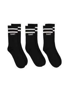 GANT - Sporta zeķes 3 iepak. - 5 BLACK | Stockmann