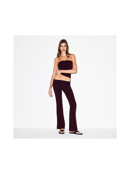 SKIMS - Cotton Jersey Foldover -housut - CURRANT | Stockmann - photo 2