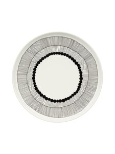 Marimekko - Siirtolapuutarha-lautanen 25 cm - WHITE, BLACK | Stockmann