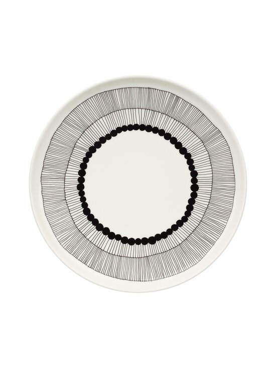 Marimekko - Siirtolapuutarha-lautanen 25 cm - WHITE, BLACK | Stockmann - photo 1