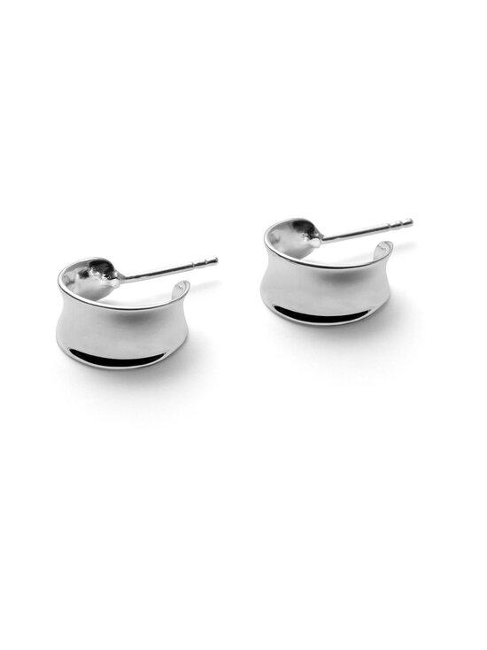 Pernille Corydon - Kõrvarõngad Small Reflection Hoops - SILVER PLATED BRASS | Stockmann - photo 1