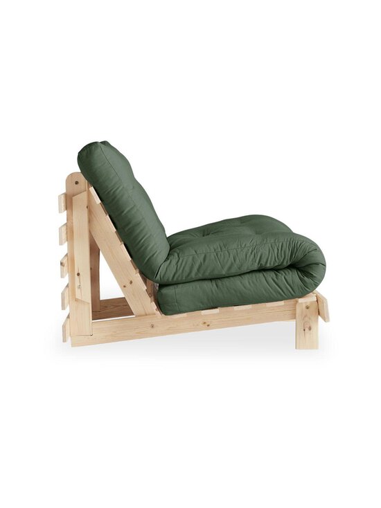Karup - Roots-futonnojatuoli olive green/mänty - BEIGE | Stockmann - photo 5