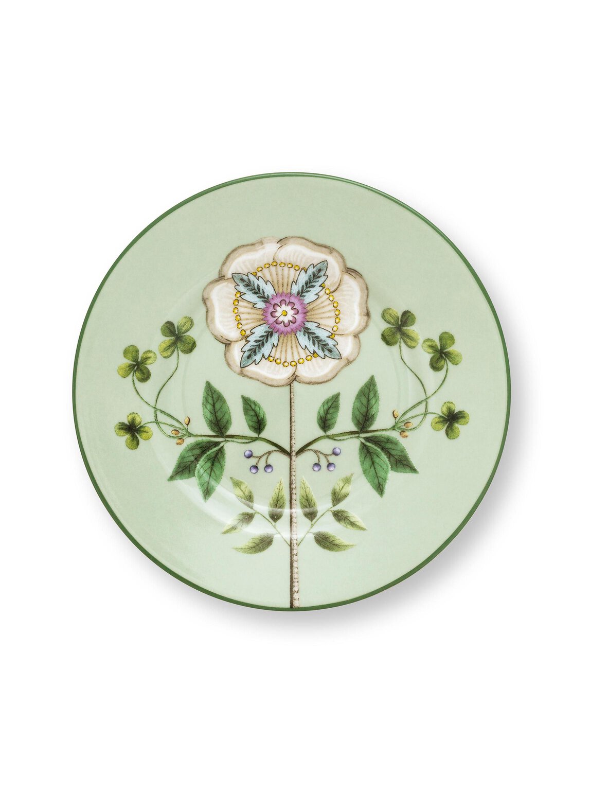 Petit Four Lily & Lotus -posliinilautanen 12 cm