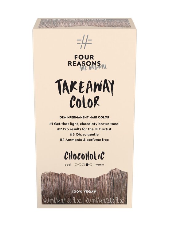 Four Reasons - Original TakeAway color -Hiusväri - 6.35 LÄMMIN RUSKEA | Stockmann - photo 1