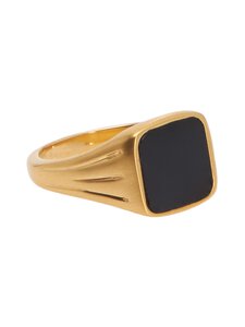 MISSOMA - Lucy Williams Square Signet -sormus - GOLD | Stockmann
