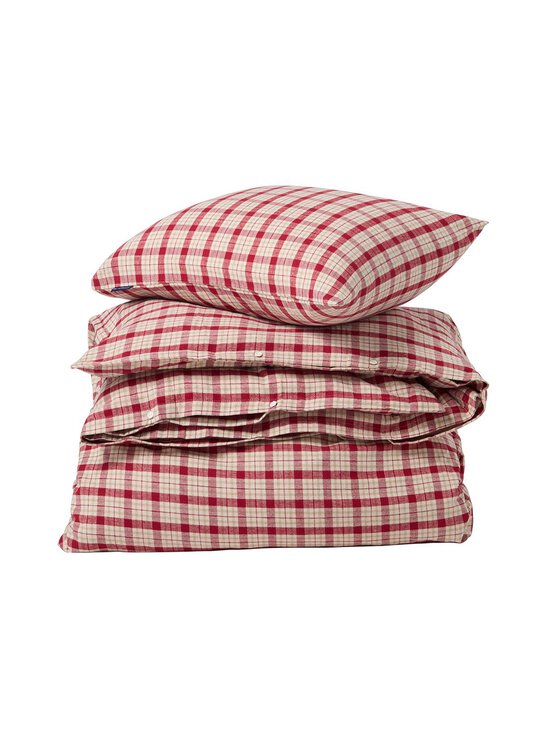 Lexington - Checked Cotton Flannel gultas veļas komplekts - 4400-S175 RED/BEIGE | Stockmann - photo 1