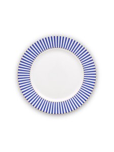 PIP Studio - Portselantaldrik Royal Stripes 21 cm - BLUE / WHITE | Stockmann
