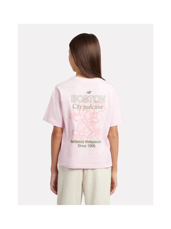 New Balance - Boston Floral Graphic t-paita - LIR LIGHT RASPBERRY | Stockmann - photo 3