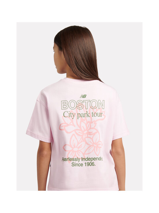 New Balance - Boston Floral Graphic t-paita - LIR LIGHT RASPBERRY | Stockmann - photo 5