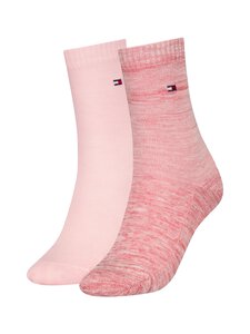 Tommy Hilfiger - Runfree-viskoosi-puuvillasukat 2-pack - 003 PINK | Stockmann