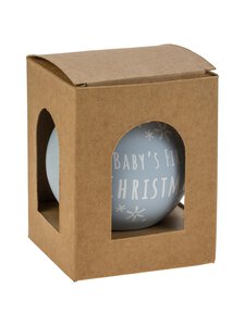 Weiste - Baby's 1st Christmas eglītes bumba dāvanu kastītē - BLUE Weiste - Baby's 1st Christmas eglītes bumba dāvanu kastītē - BLUE | Stockmann