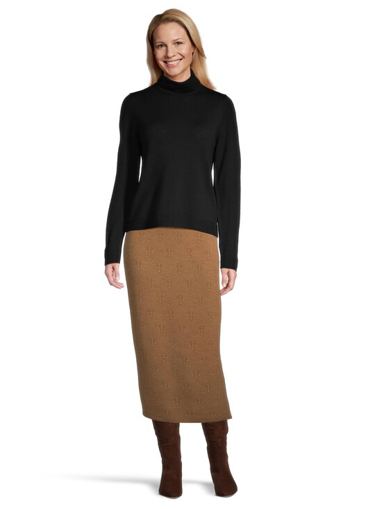 ESSENTIALS by Stockmann - Audrey-merinoneulepusero - BLACK 99070 | Stockmann - photo 2