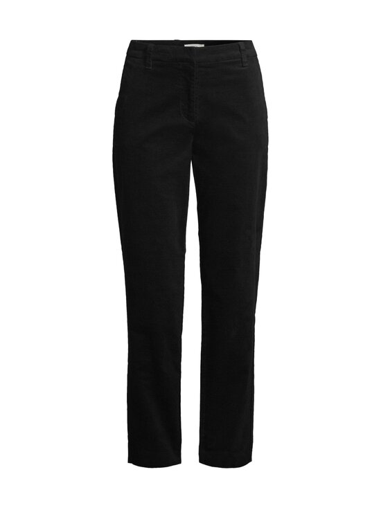 NOOM - Oceana Slim Twill -samettihousut - BLACK | Stockmann - photo 1