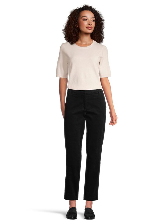 NOOM - Oceana Slim Twill -samettihousut - BLACK | Stockmann - photo 3