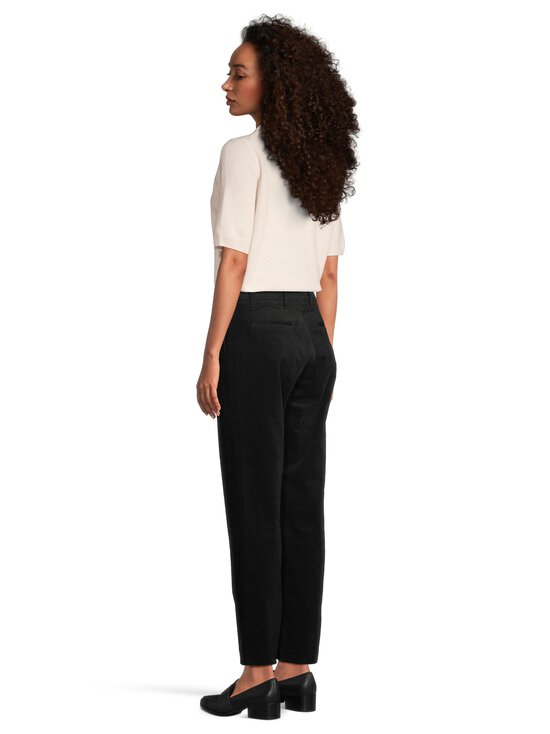 NOOM - Oceana Slim Twill -samettihousut - BLACK | Stockmann - photo 4