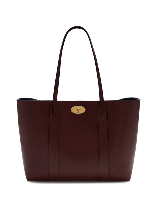 Mulberry - Bayswater Small Classic Grain Tote soma - K536 BURGUNDY-OXFBLUE - photo 1 Mulberry - Bayswater Small Classic Grain Tote soma - K536 BURGUNDY-OXFBLUE | Stockmann - photo 1