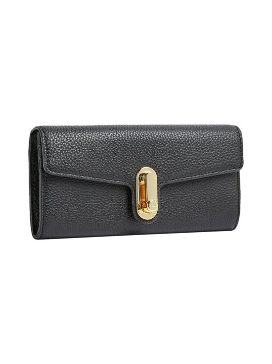 NAOMET Twist Lock Large Fold Purse -nahkalompakko