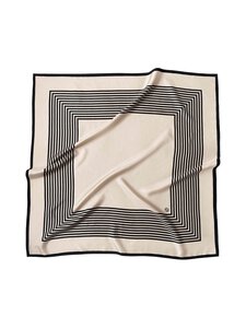 lescarf - No. 1 zīda šalle - SAND &AMP; BLACK | Stockmann