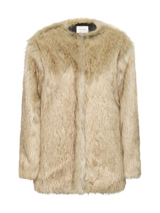 Gestuz - GZricca mākslīgās kažokādas jaka - 140 ARTIC OFF WHITE | Stockmann