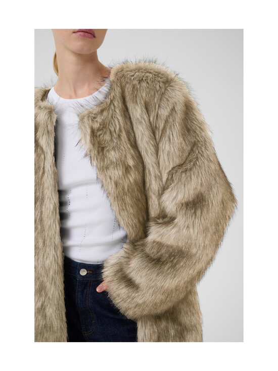 Gestuz - GZricca mākslīgās kažokādas jaka - 140 ARTIC OFF WHITE | Stockmann - photo 3