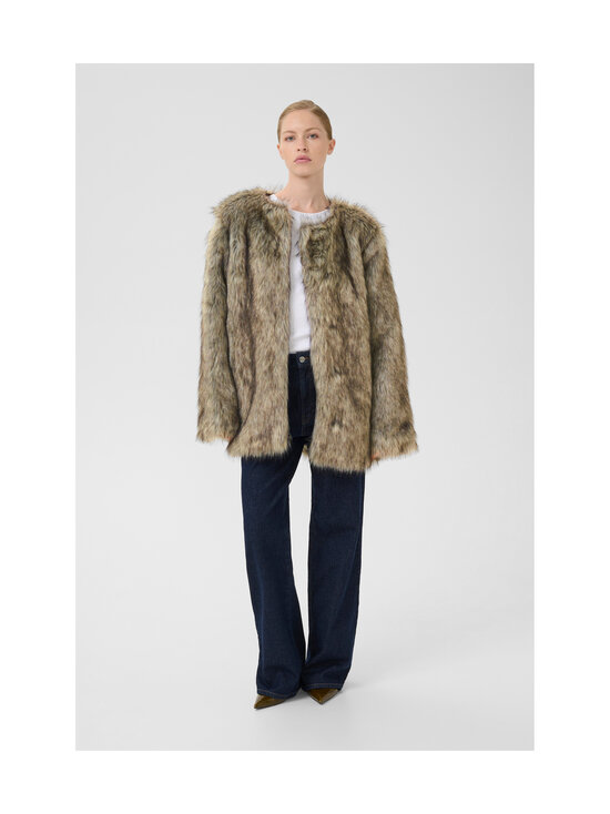 Gestuz - GZricca mākslīgās kažokādas jaka - 140 ARTIC OFF WHITE | Stockmann - photo 4