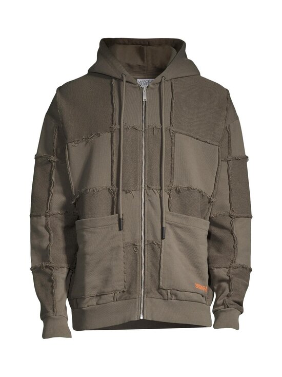 LOGO CHECK OVER FULL ZIP HOODIE -huppari