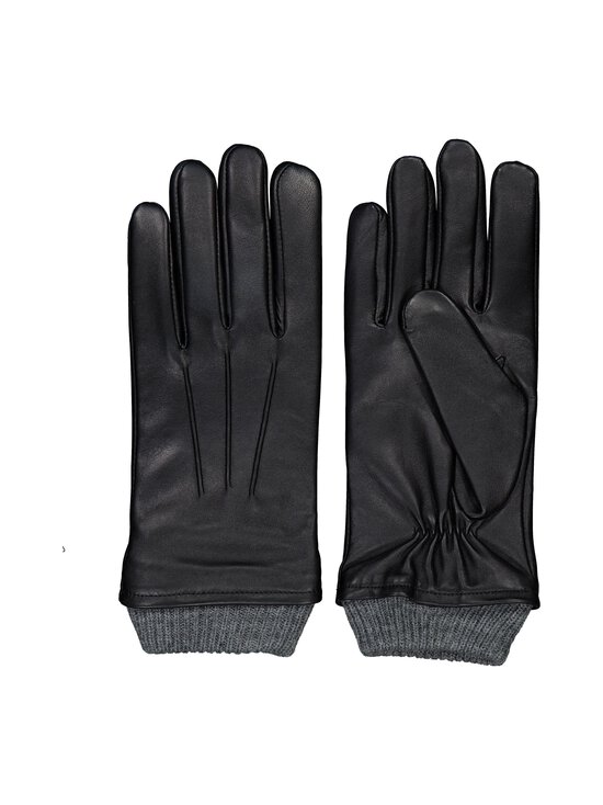 CONSTRUE - Eljas-nahkakäsineet - BLACK | Stockmann - photo 1
