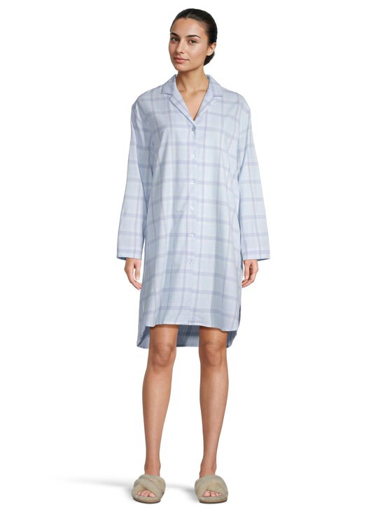 A+more - Flanellist öösärk Celma - LIGHT BLUE CHECK | Stockmann - photo 2