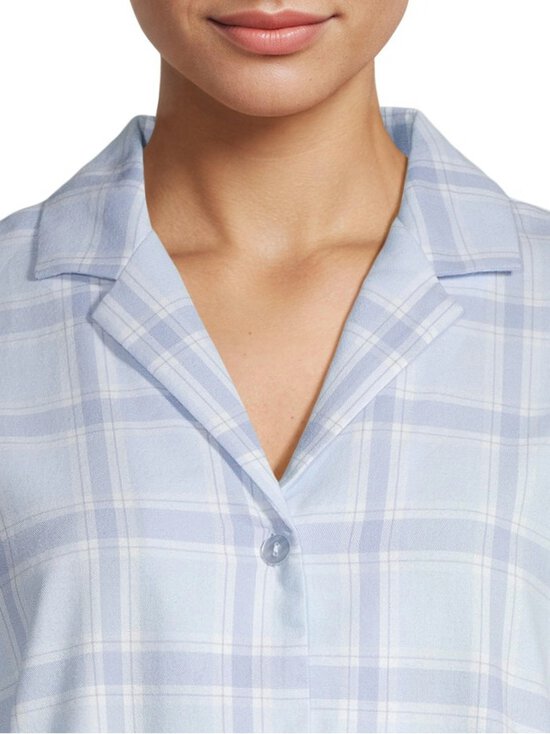A+more - Flanellist öösärk Celma - LIGHT BLUE CHECK | Stockmann - photo 5