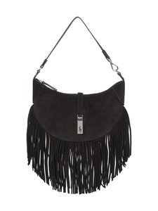 Polo Ralph Lauren - Hapsullinen mokkanahkalaukku - BLACK | Stockmann