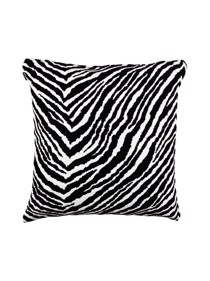 Black and white cushion cover