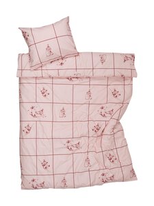Moomin Arabia - Pikku Myy -luomupuuvillainen pussilakanasetti, 150 x 210 cm - PINK | Stockmann