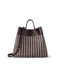 Mulberry - Woven Tote -nahkalaukku - G232 EBONY-EGGSHELL | Stockmann