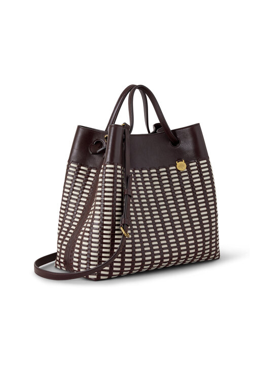Mulberry - Woven Tote -nahkalaukku - G232 EBONY-EGGSHELL | Stockmann - photo 3