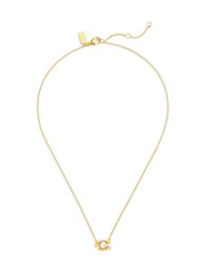 Coach - Pearl C Short Pendant -kaulakoru - WHITE/GOLD | Stockmann