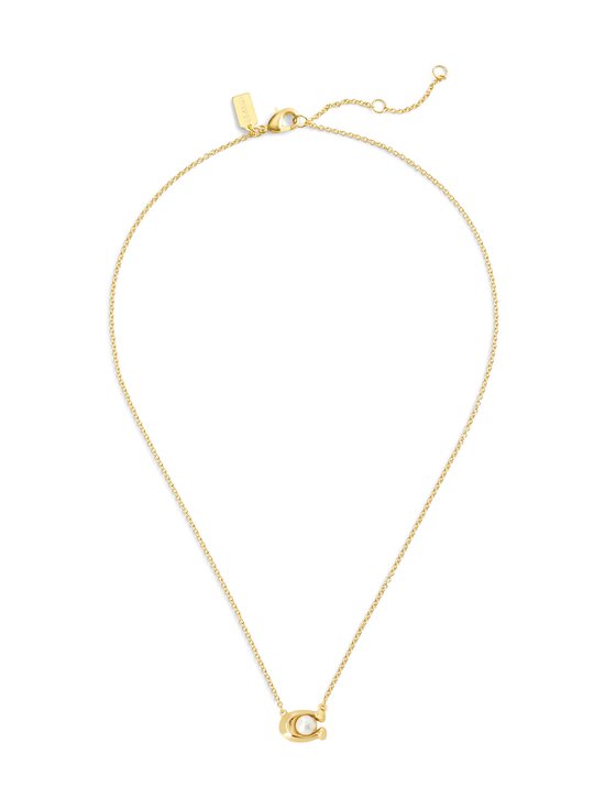 Coach - Pearl C Short Pendant -kaulakoru - WHITE/GOLD | Stockmann - photo 1