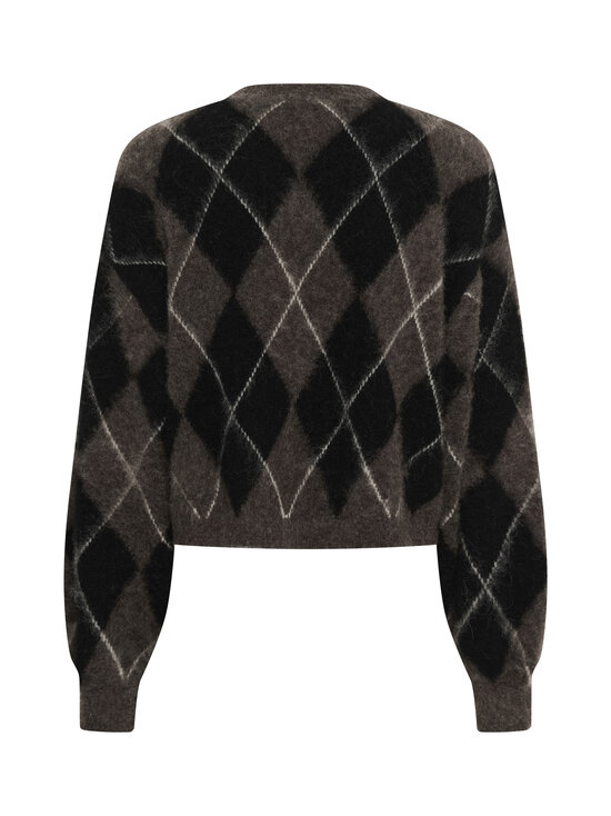 Gestuz - GZsida Multi -neuletakki - 140 BLACK/CHESTNUT/IVORY | Stockmann - photo 2