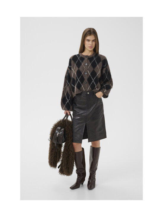 Gestuz - GZsida Multi -neuletakki - 140 BLACK/CHESTNUT/IVORY | Stockmann - photo 3