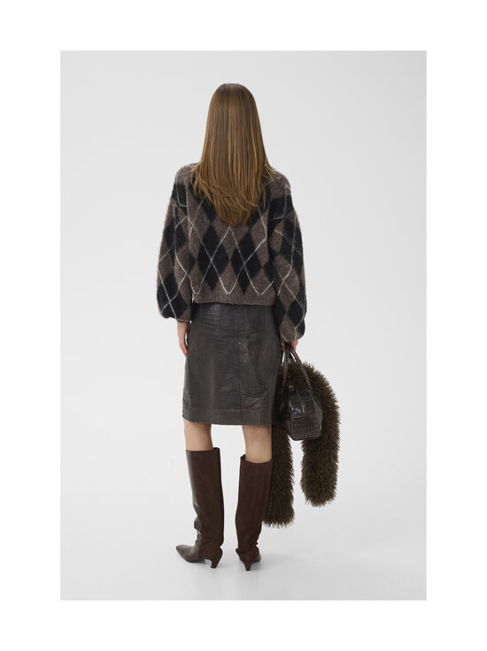 Gestuz - GZsida Multi -neuletakki - 140 BLACK/CHESTNUT/IVORY | Stockmann - photo 4