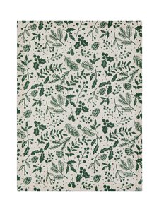Casa Stockmann - Natal-pöytätabletti - NATURAL LINEN/GREEN COMBO | Stockmann
