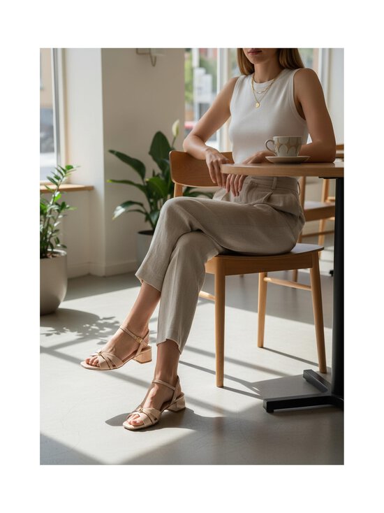Unisa - Jaipur Low Heel -nahkasandaalit - NEW SKIN | Stockmann - photo 6