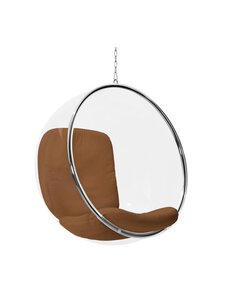 Eero Aarnio Originals - Kuplatuoli ruskea nahka - BROWN | Stockmann