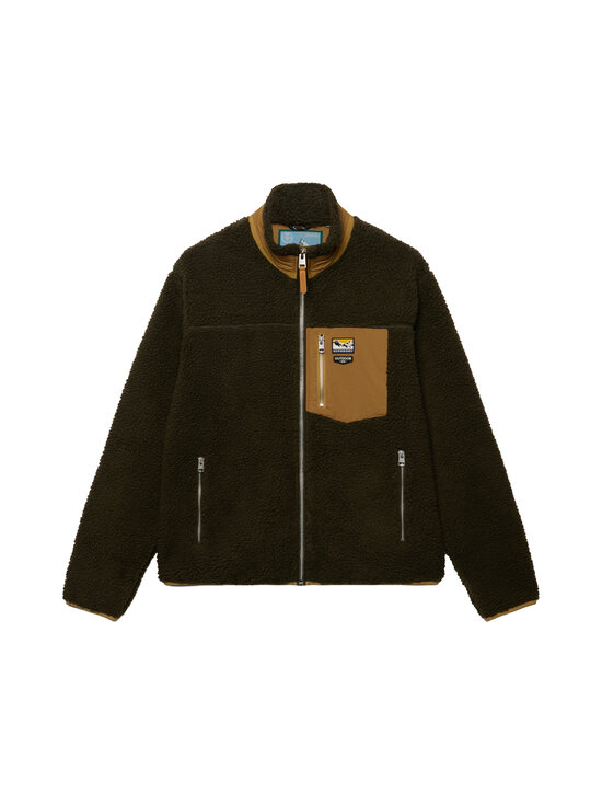Superdry - Mountain Full Zip -fleecetakki - M8I SURPLUS GOODS OLIVE/DEEP BROWN | Stockmann - photo 1