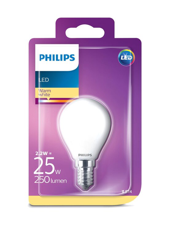 Philips - LEDClassic 2,2W (25W) P45 E14 -mainoslamppu - WHITE - photo 2 Philips - LEDClassic 2,2W (25W) P45 E14 -mainoslamppu - WHITE | Stockmann - photo 2