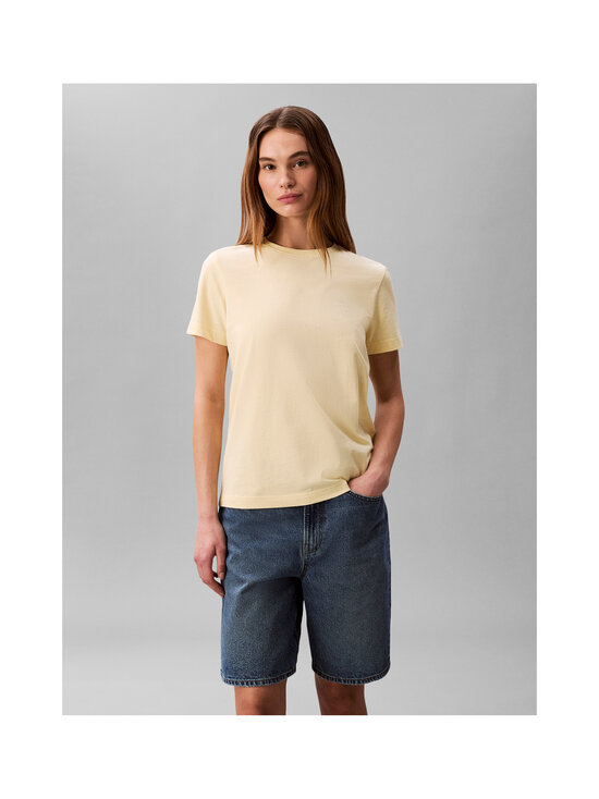 Calvin Klein Jeans - Archive Jersey Crew t-paita - 4MY FRENCH VANILLA | Stockmann - photo 3